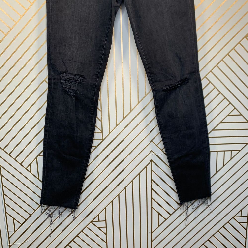 Madewell 9" Mid-Rise Skinny Jeans in Black Sea - Picture 7 of 12